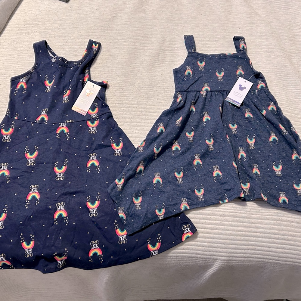 Rainbow mini mouse dresses